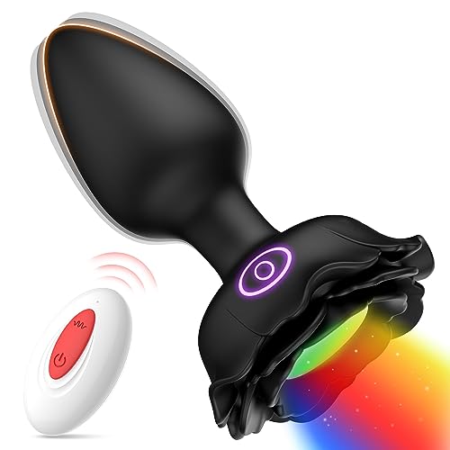 GrandPleas LED Vibrating Butt Plug